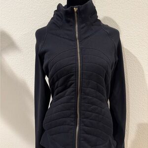 Lululemon Athletica Black Quilted Jacket